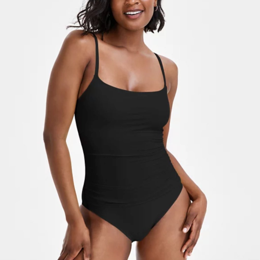 La Blanca Women's Island Goddess One-Piece Swimsuit Black Size 4 9346